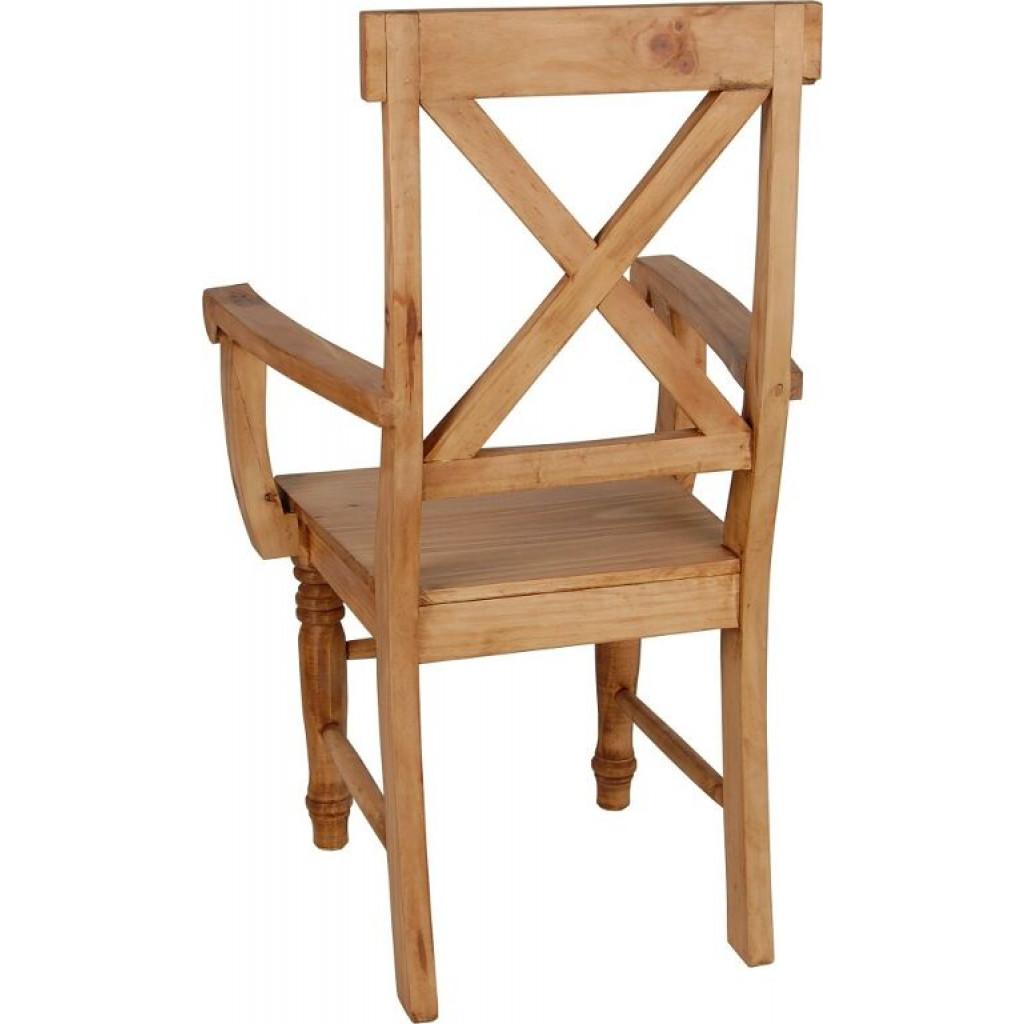 Armlehnstuhl Mexico Möbel Landhaus Pinie Honig