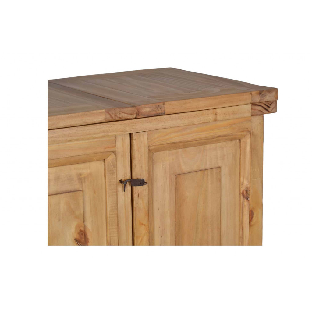 Barschrank Mexico Möbel Landhaus Massivholz Pinie Honig