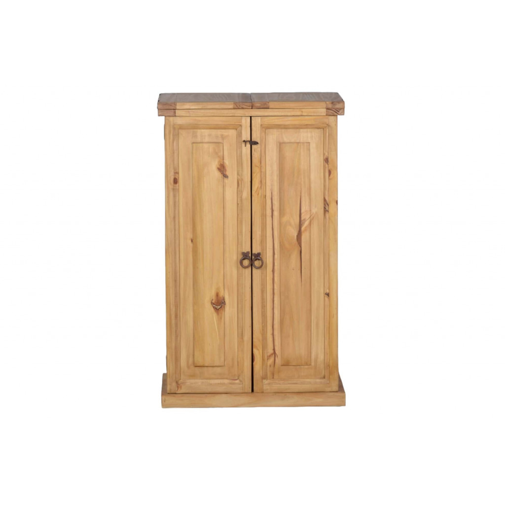 Barschrank Mexico Möbel Landhaus Massivholz Pinie Honig