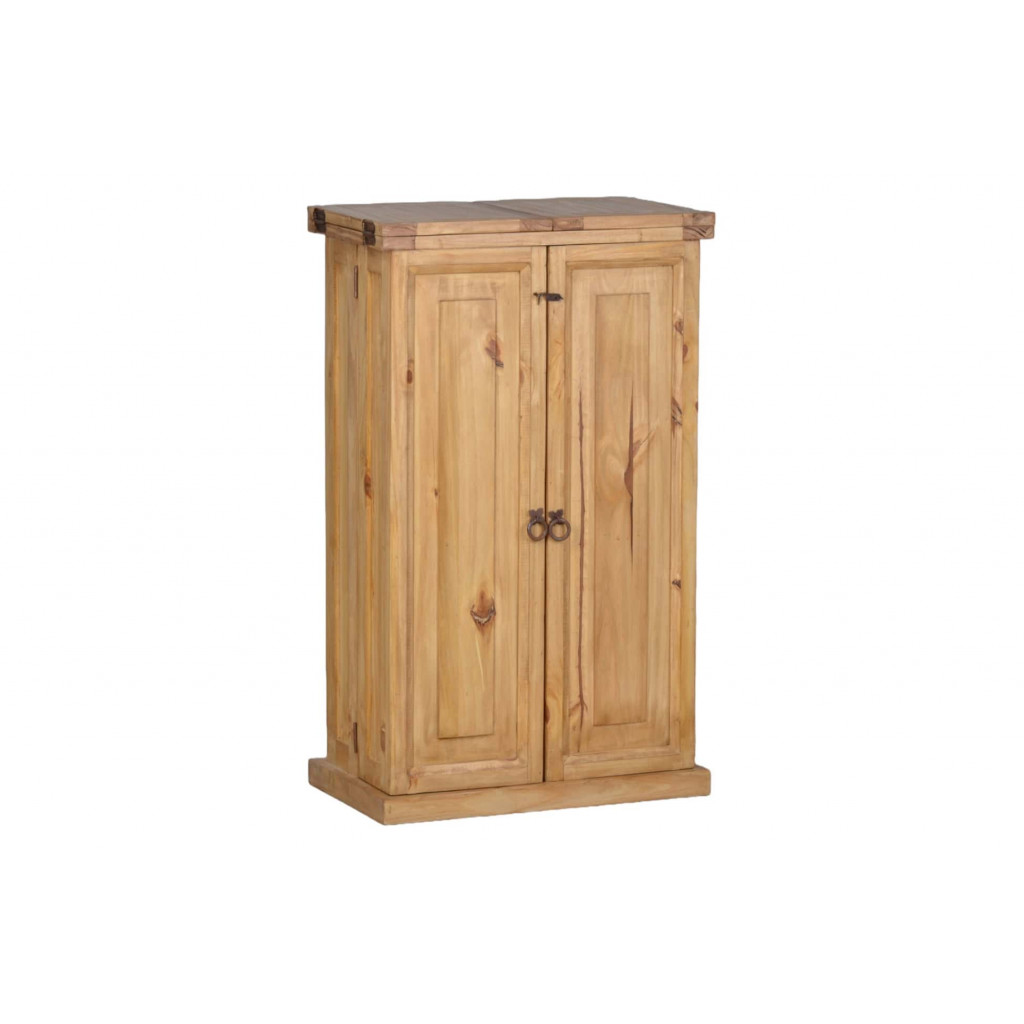 Barschrank Mexico Möbel Landhaus Massivholz Pinie Honig