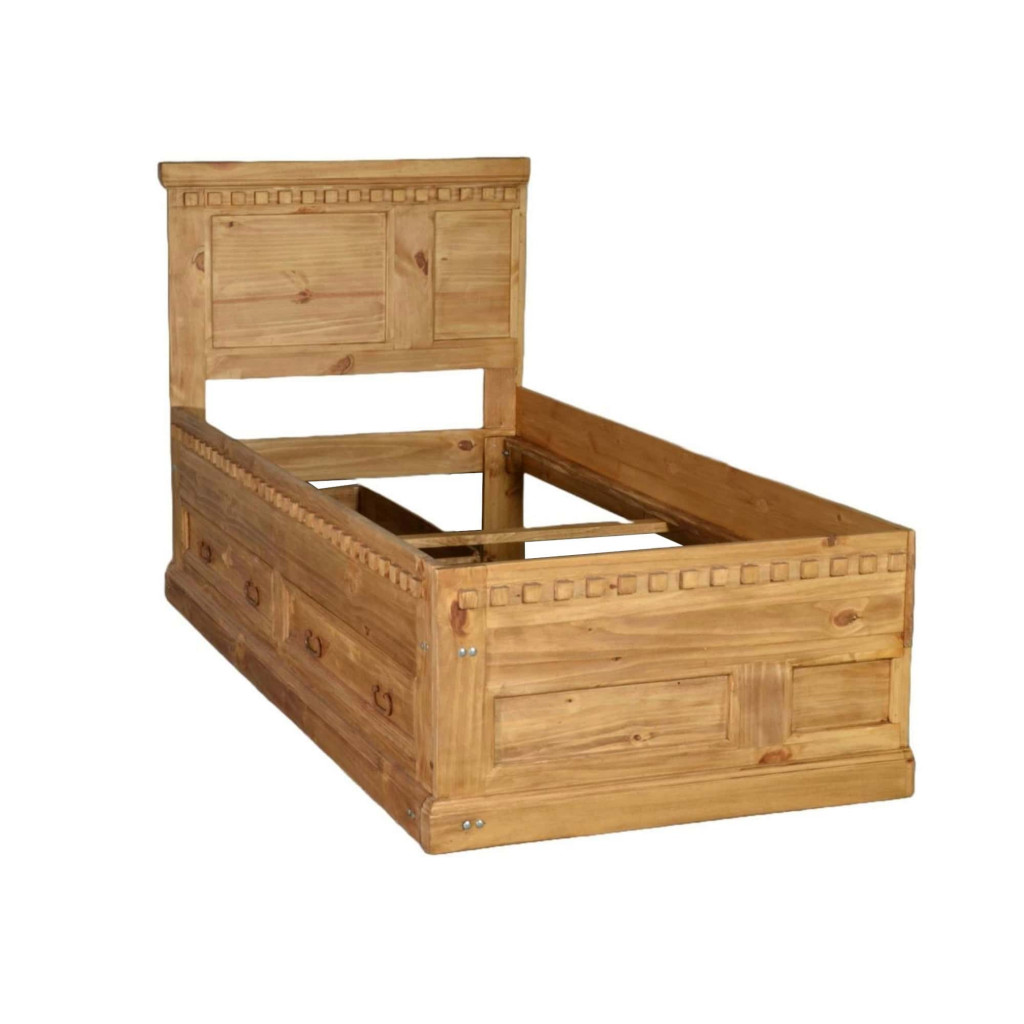 Bett Mexico Möbel Landhaus Honig