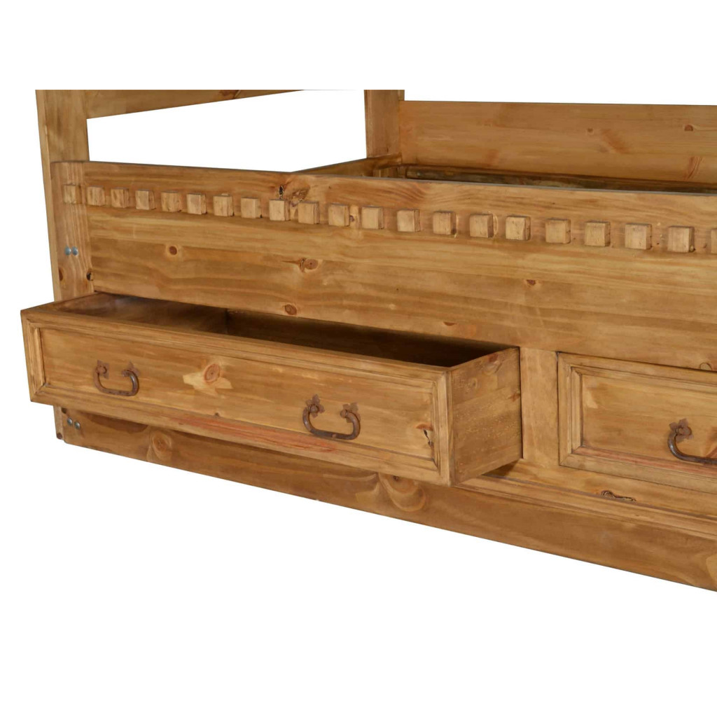 Bett Mexico Möbel Landhaus Honig