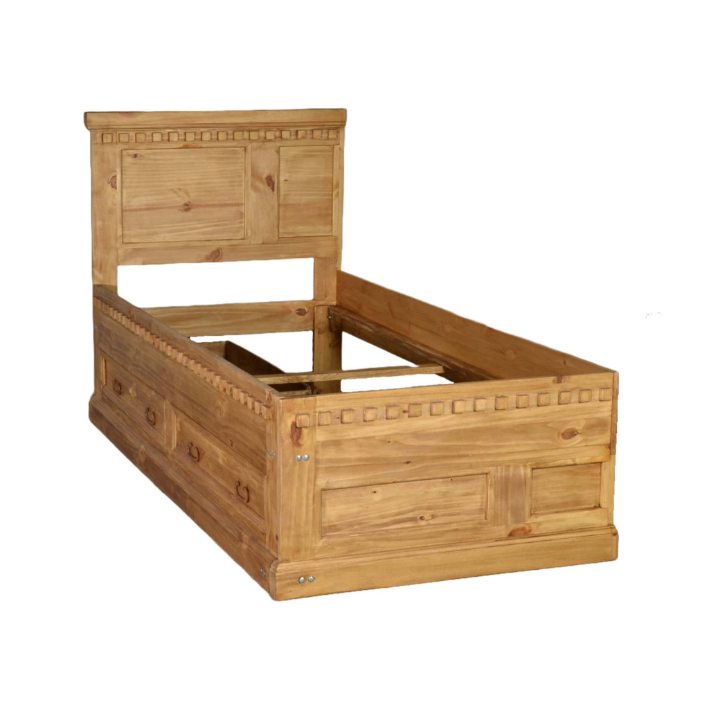 Bett Mexico Möbel Landhaus Honig