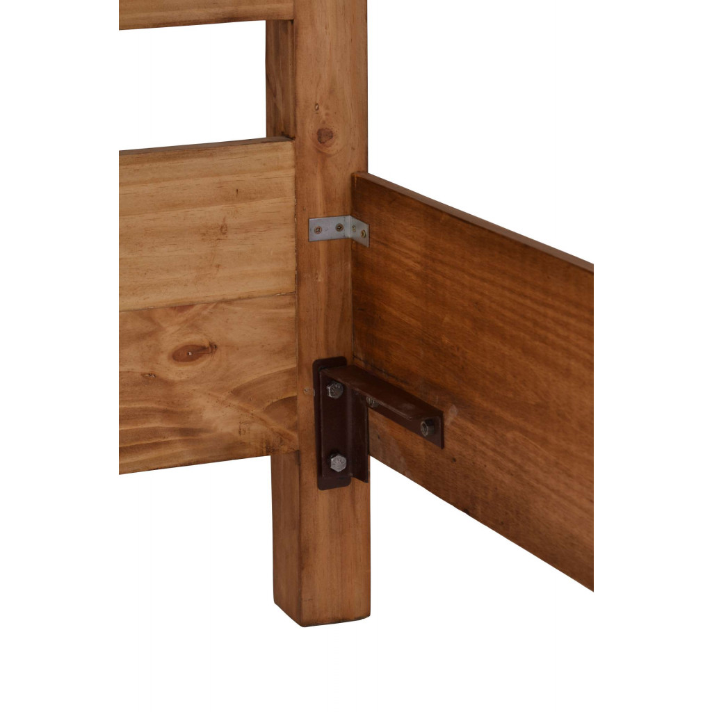 Bett Mexico Möbel Landhaus Massivholz Pinie Honig