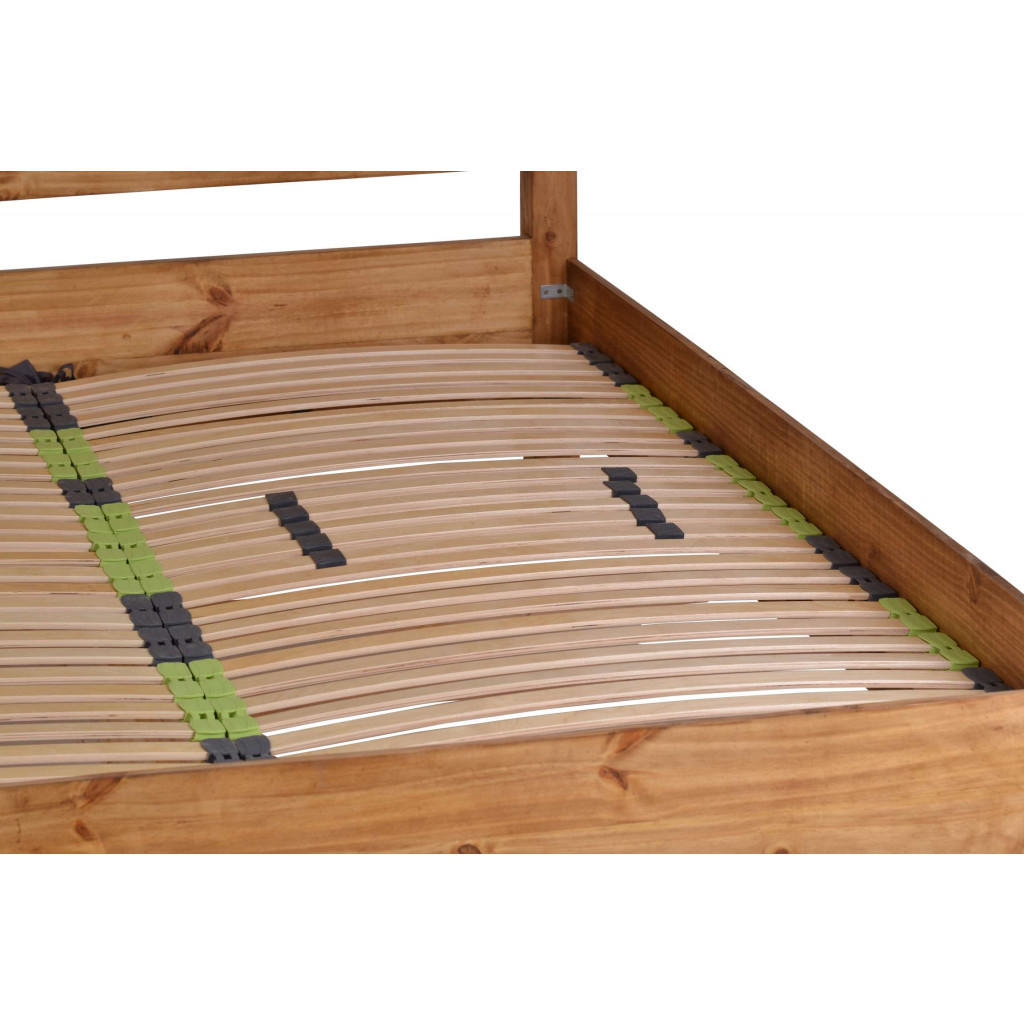 Bett Mexico Möbel Landhaus Massivholz Pinie Honig