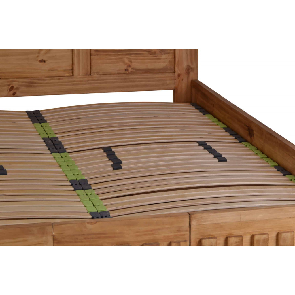 Bett Mexico Möbel Landhaus Massivholz Pinie Honig