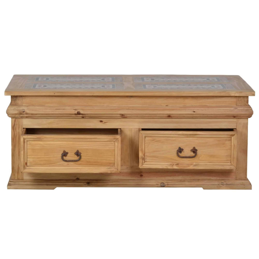 Couchtisch Mexico Möbel Landhaus Massivholz Pinie Honig