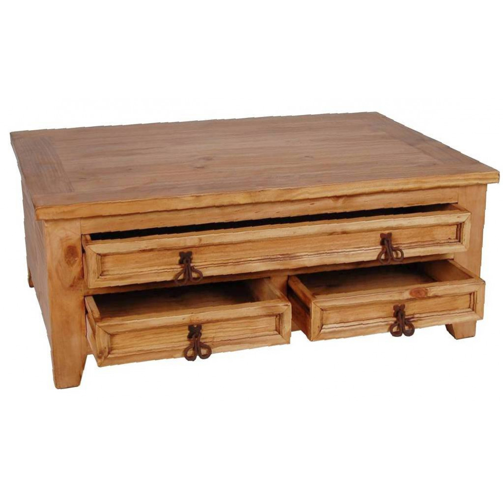Couchtisch Mexico Möbel Landhaus Pinie Honig
