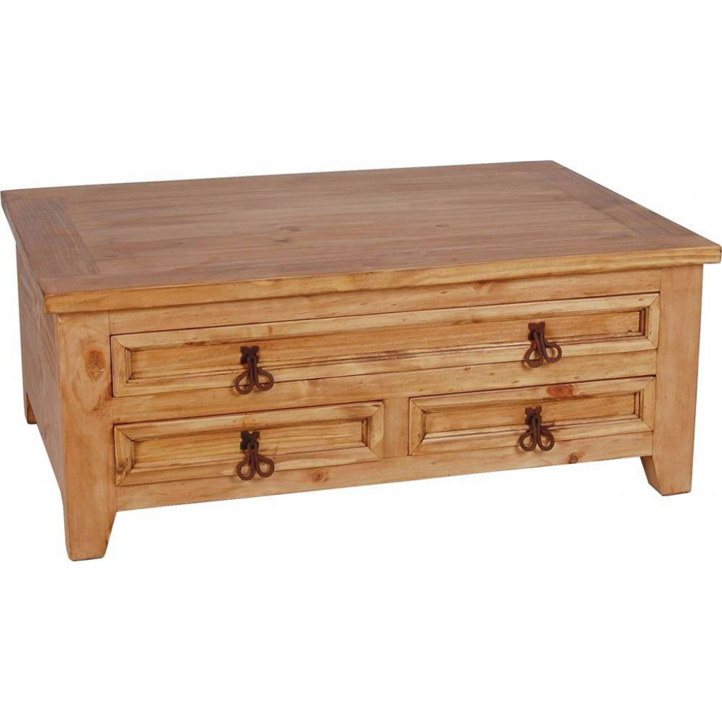 Couchtisch Mexico Möbel Landhaus Pinie Honig