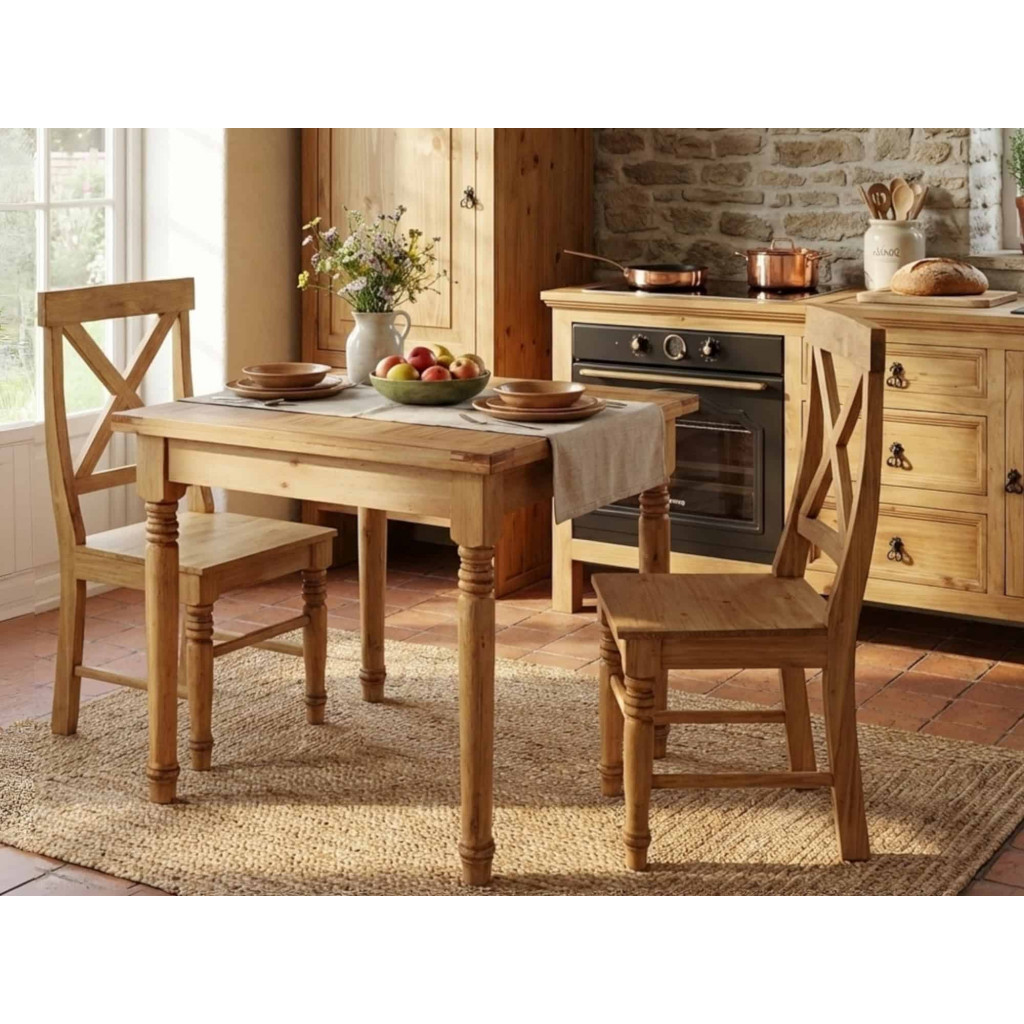 Esstisch Mexico Möbel Landhaus Massivholz Pinie Honig