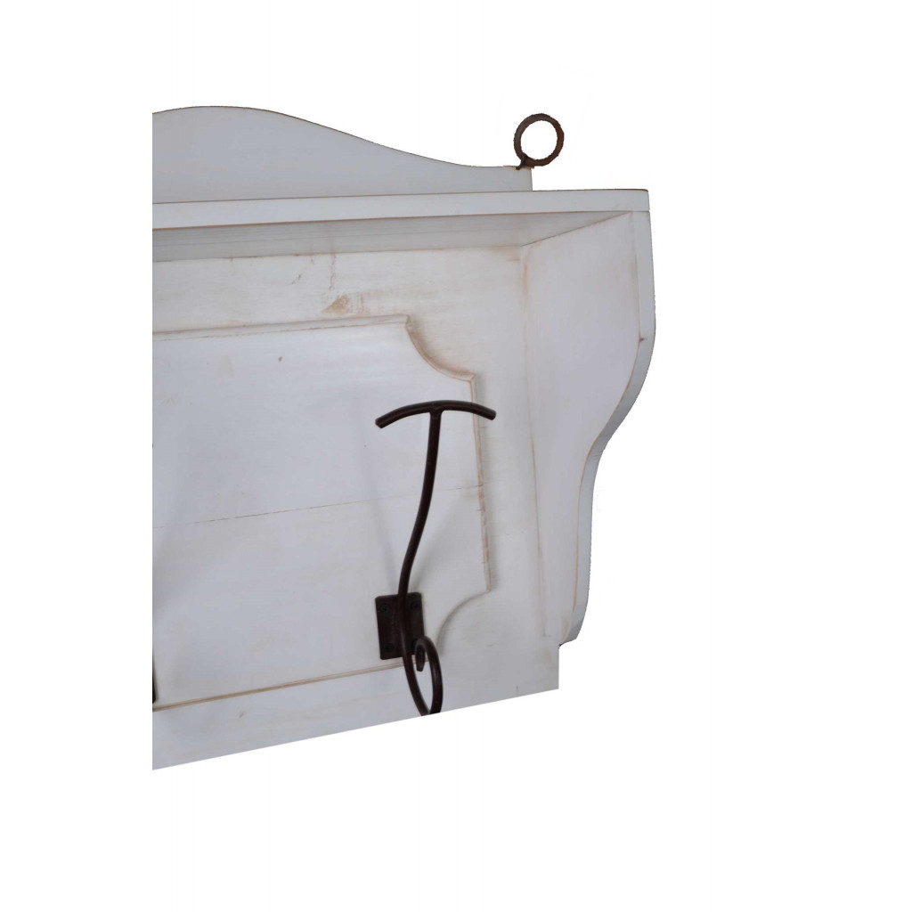 Garderobenhaken Mexico Möbel Landhaus Pinie Weiß