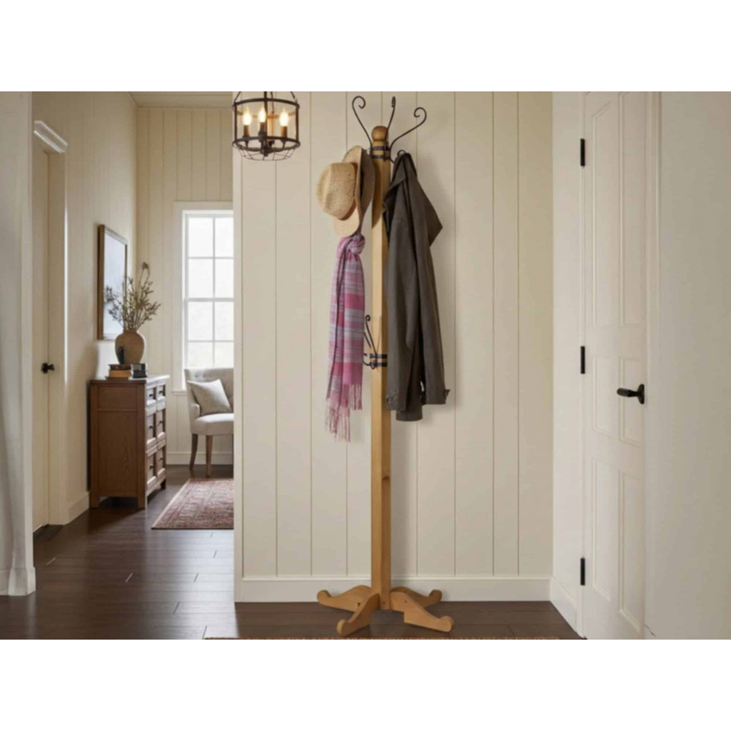 Garderobenständer Mexico Möbel Landhaus Massivholz Pinie Honig