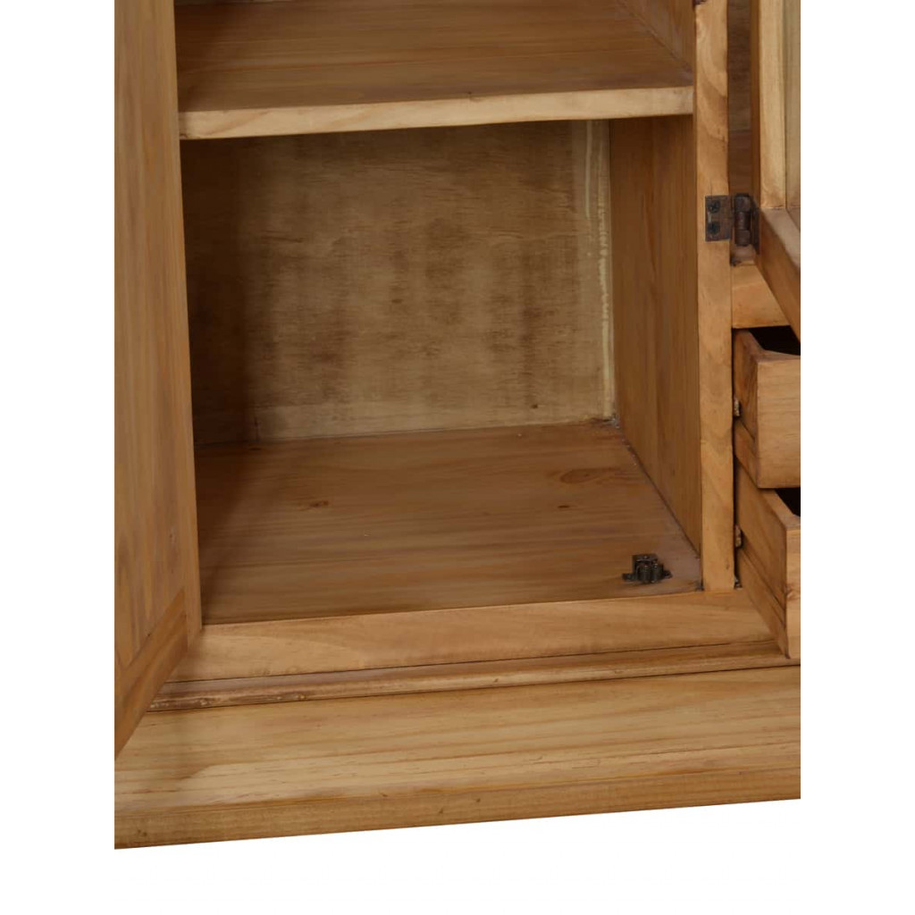 Highboard Mexico Möbel Landhaus Pinie Honig