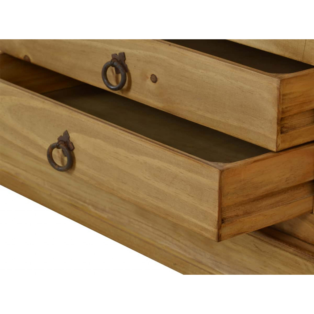 Highboard Mexico Möbel Landhaus Pinie Honig