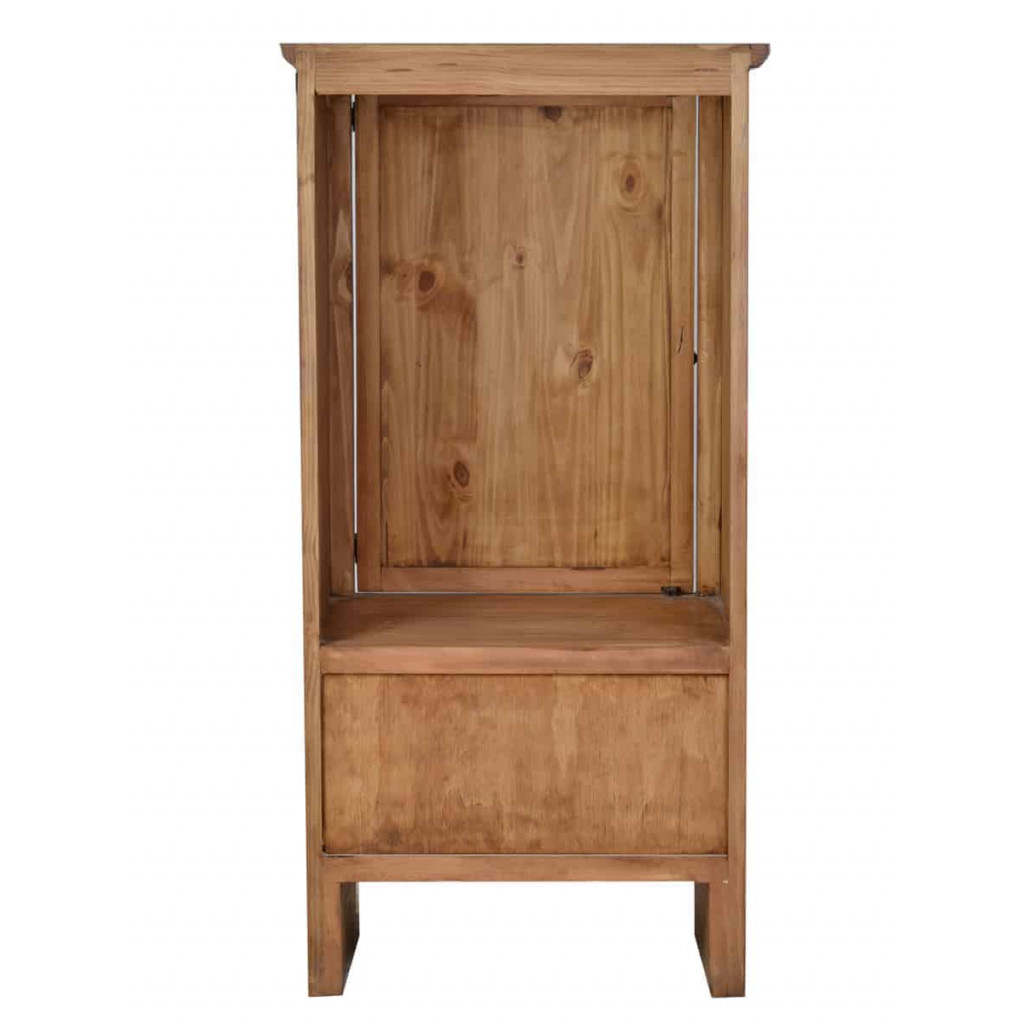 Hochschrank Mexico Möbel Landhaus Massivholz Pinie Honig