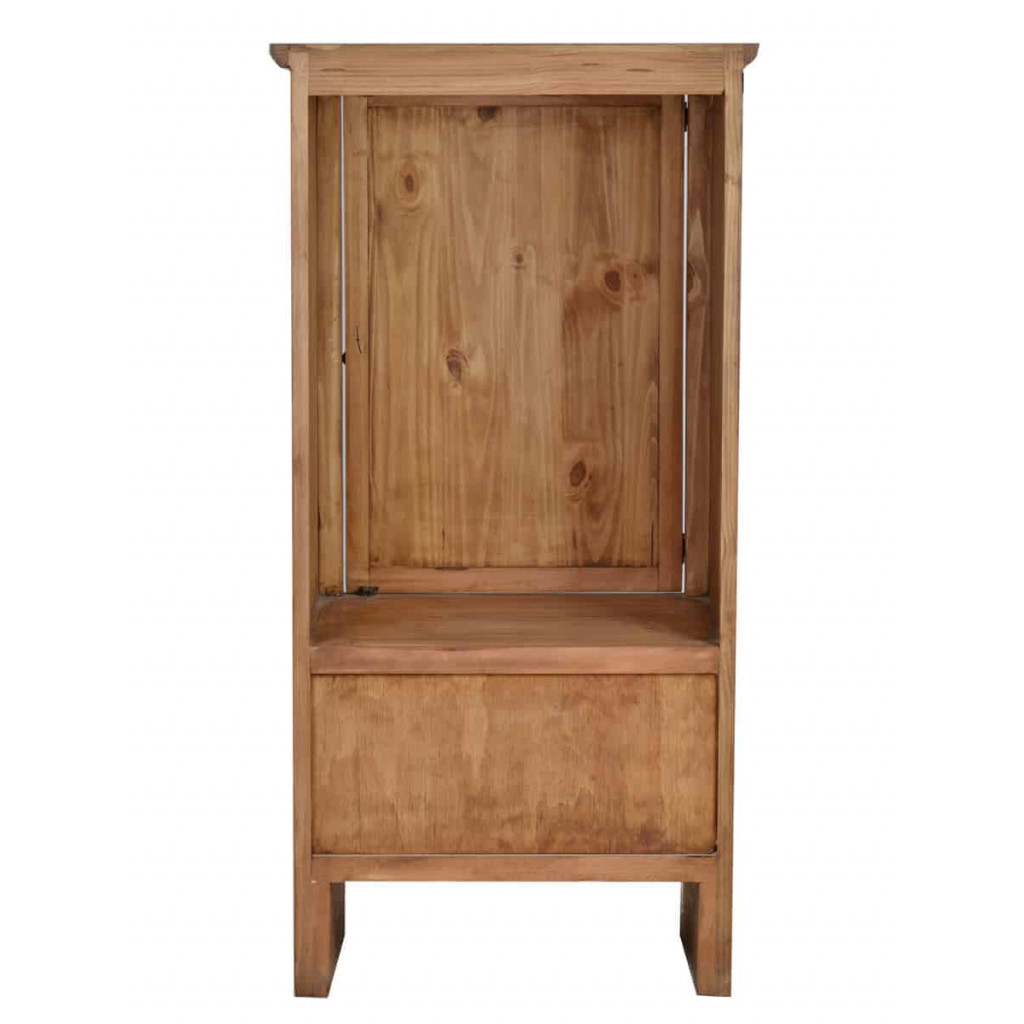 Hochschrank Mexico Möbel Landhaus Massivholz Pinie Honig