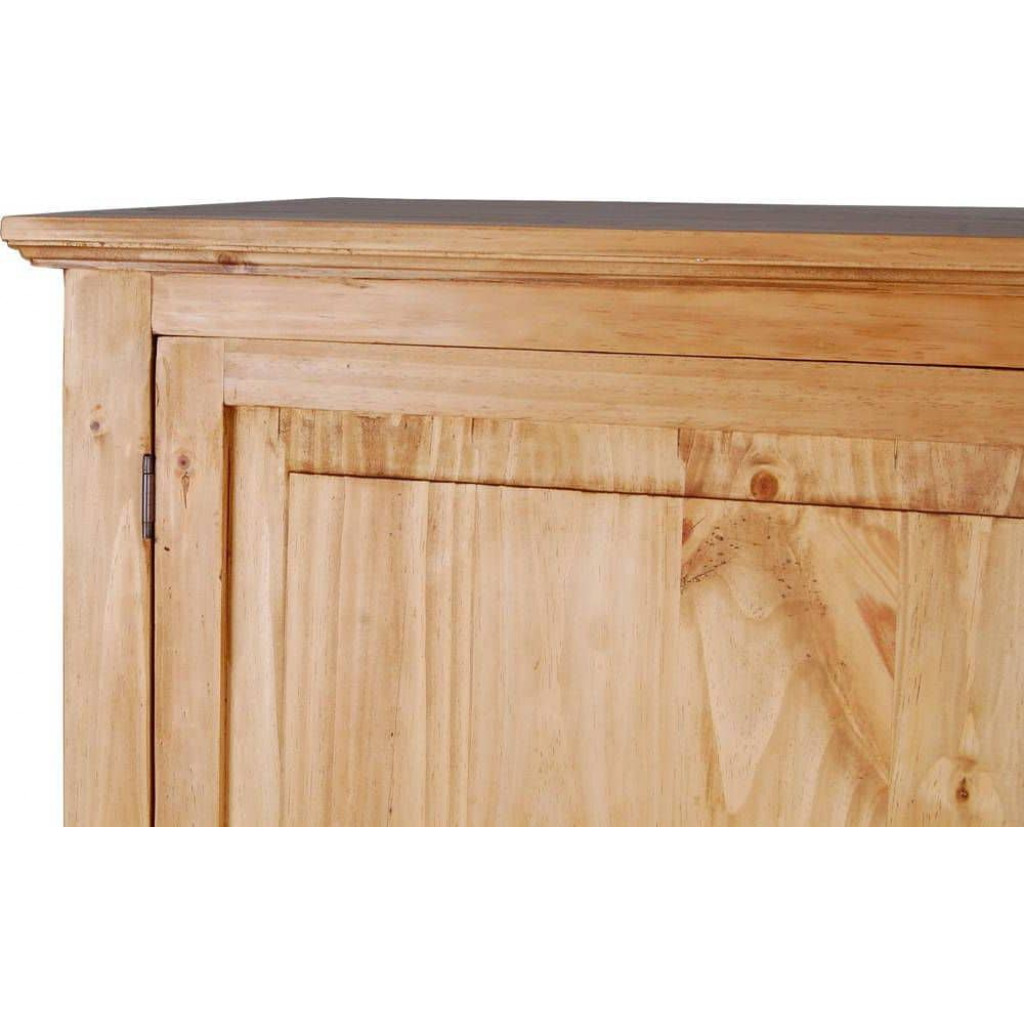 Hochschrank Mexico Möbel Landhaus Massivholz Pinie Honig