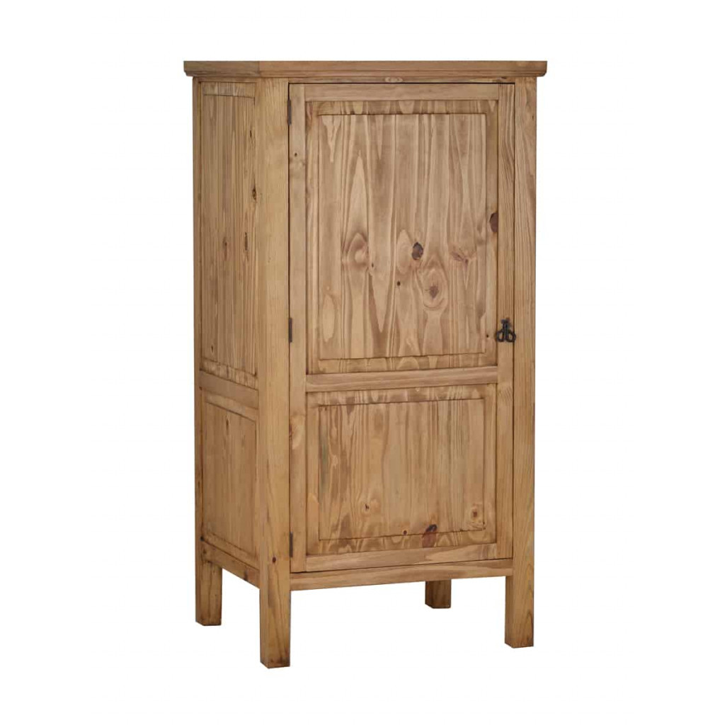 Hochschrank Mexico Möbel Landhaus Massivholz Pinie Honig