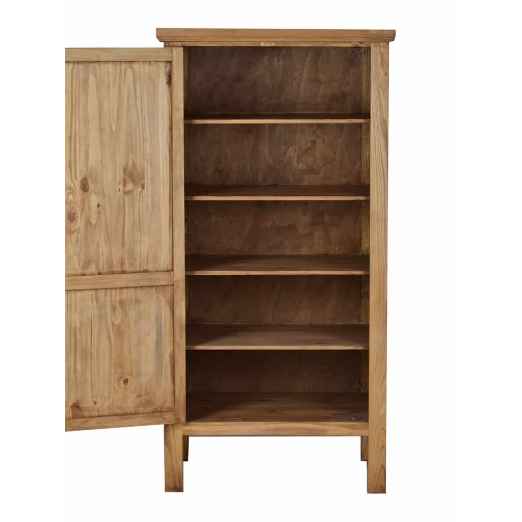 Hochschrank Mexico Möbel Landhaus Massivholz Pinie Honig