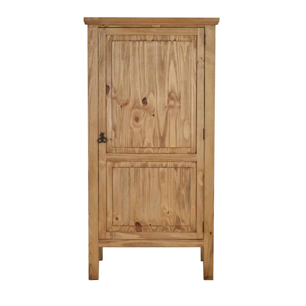 Hochschrank Mexico Möbel Landhaus Massivholz Pinie Honig