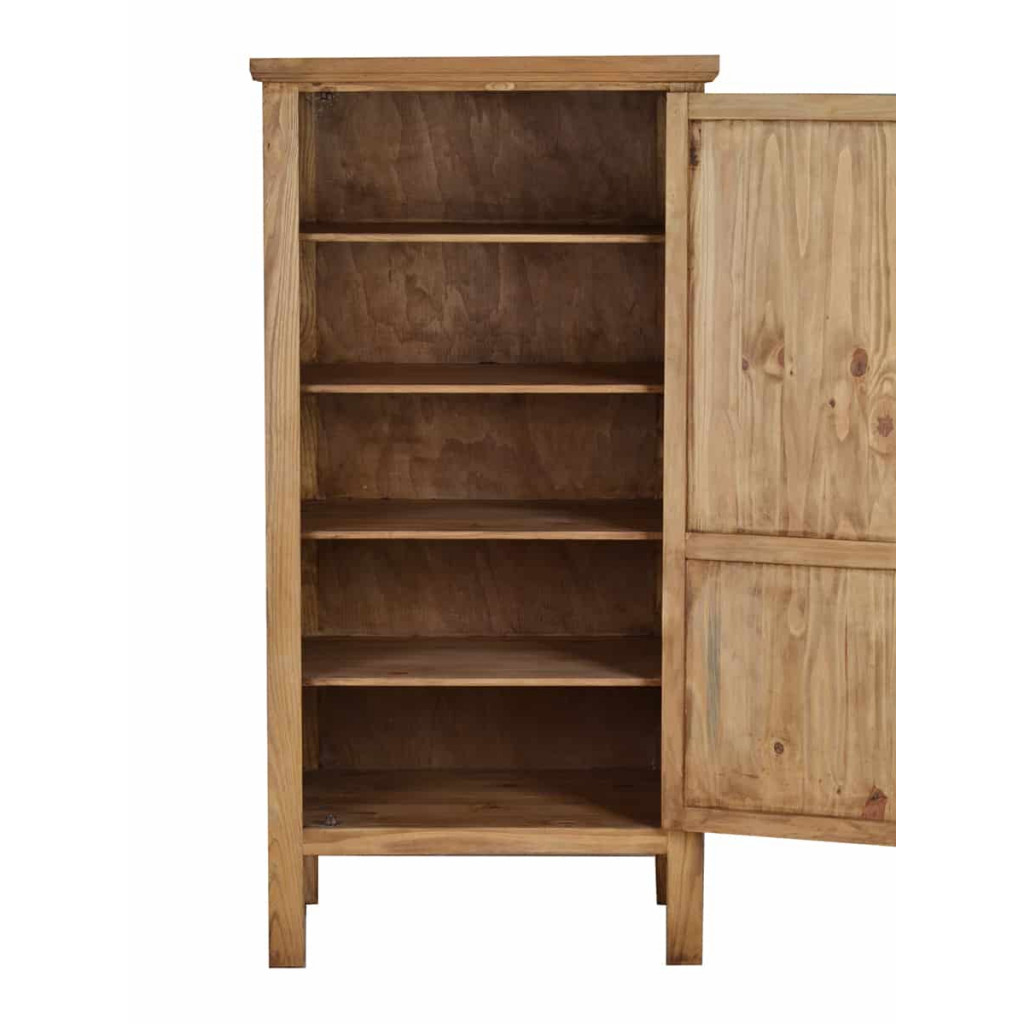 Hochschrank Mexico Möbel Landhaus Massivholz Pinie Honig