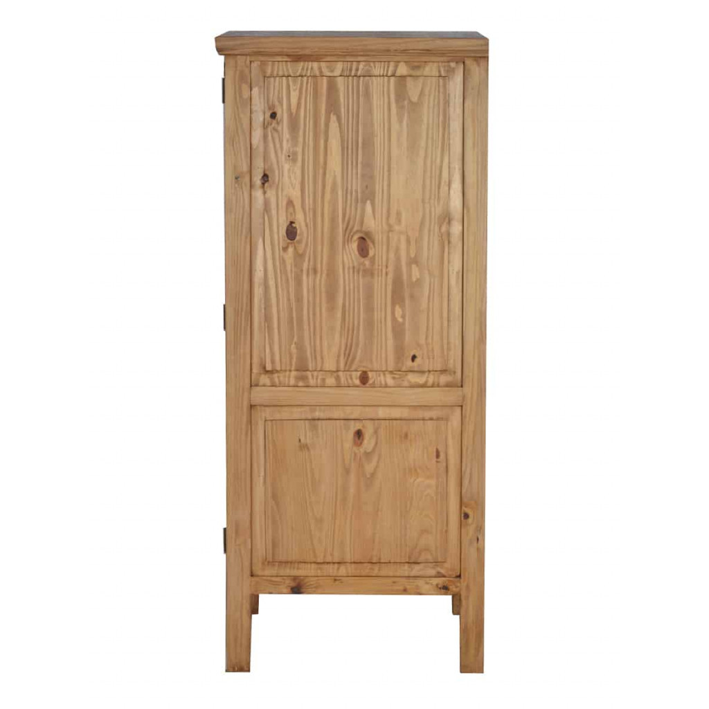 Hochschrank Mexico Möbel Landhaus Massivholz Pinie Honig