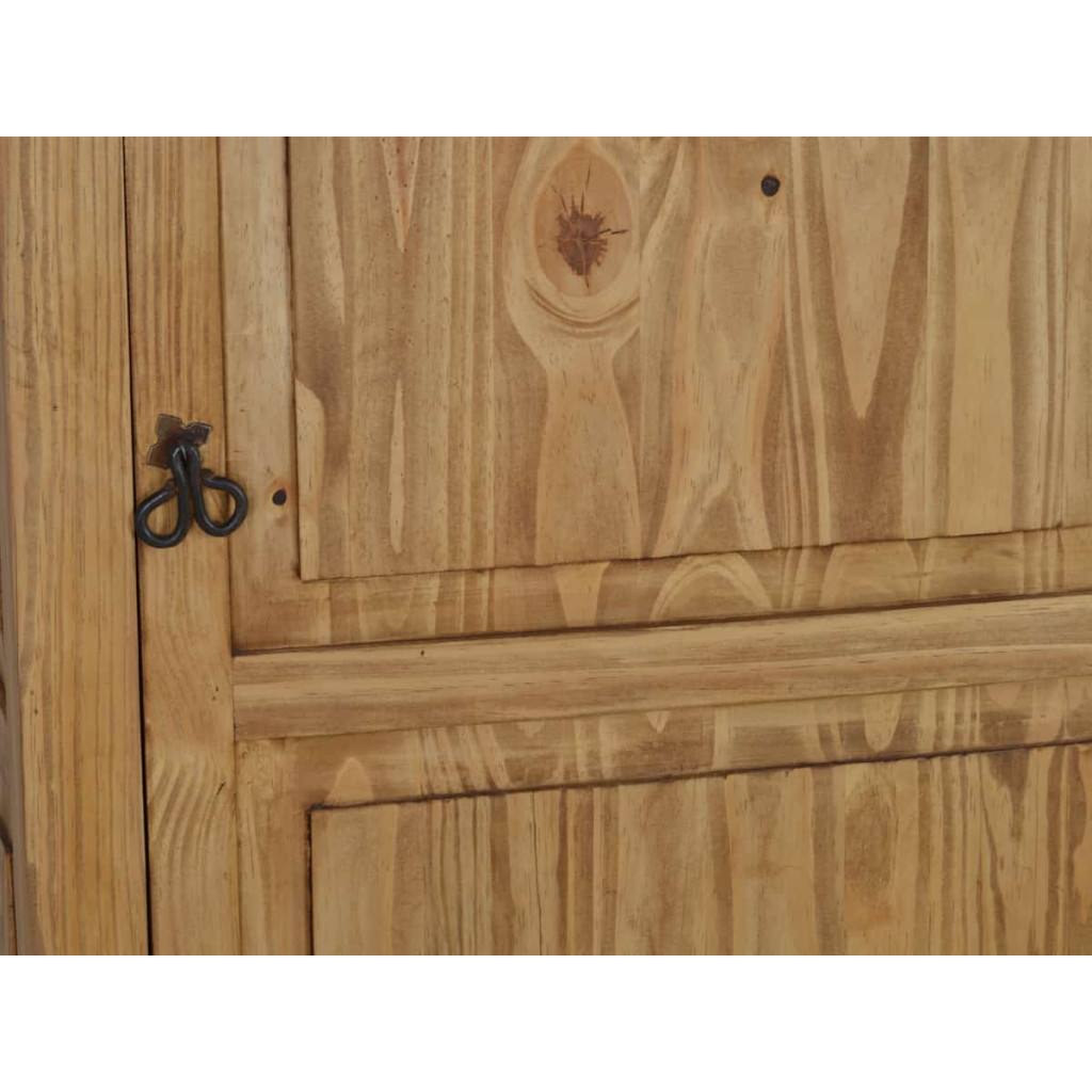 Hochschrank Mexico Möbel Landhaus Massivholz Pinie Honig