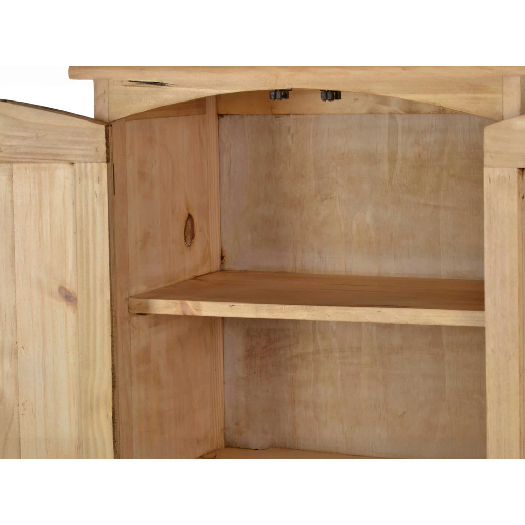 Hochschrank Mexico Möbel Landhaus Massivholz Pinie Honig