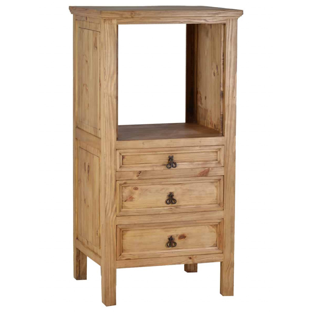 Hochschrank Mexico Möbel Landhaus Pinie Honig