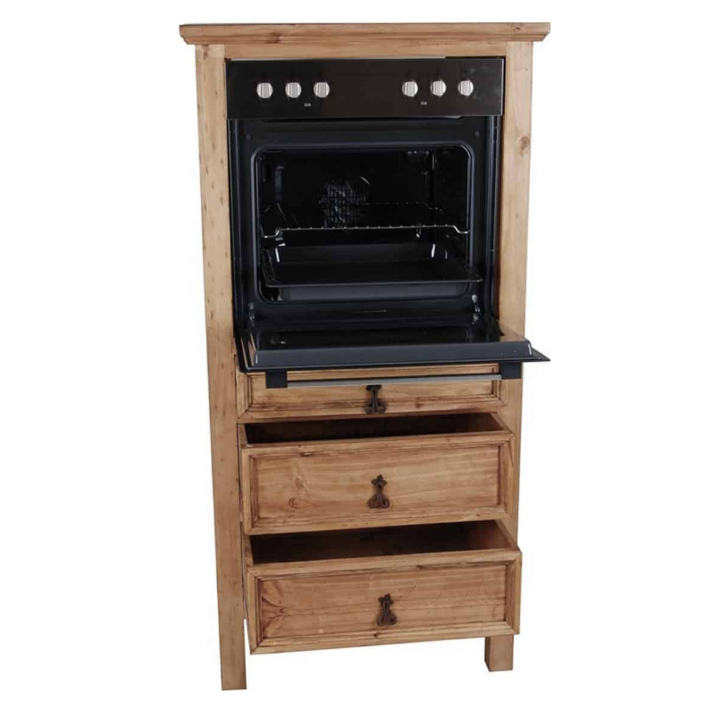 Hochschrank Mexico Möbel Landhaus Pinie Honig