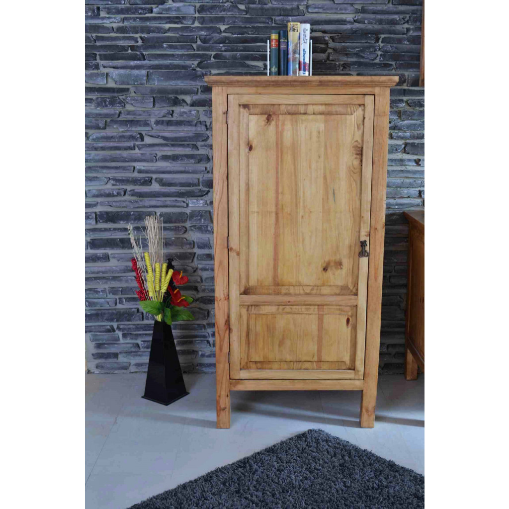 Hochschrank Mexico Möbel Landhaus Pinie Honig