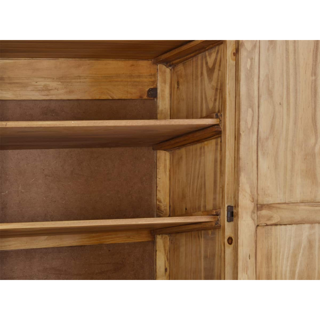 Kleiderschrank Mexico Möbel Landhaus Pinie Honig