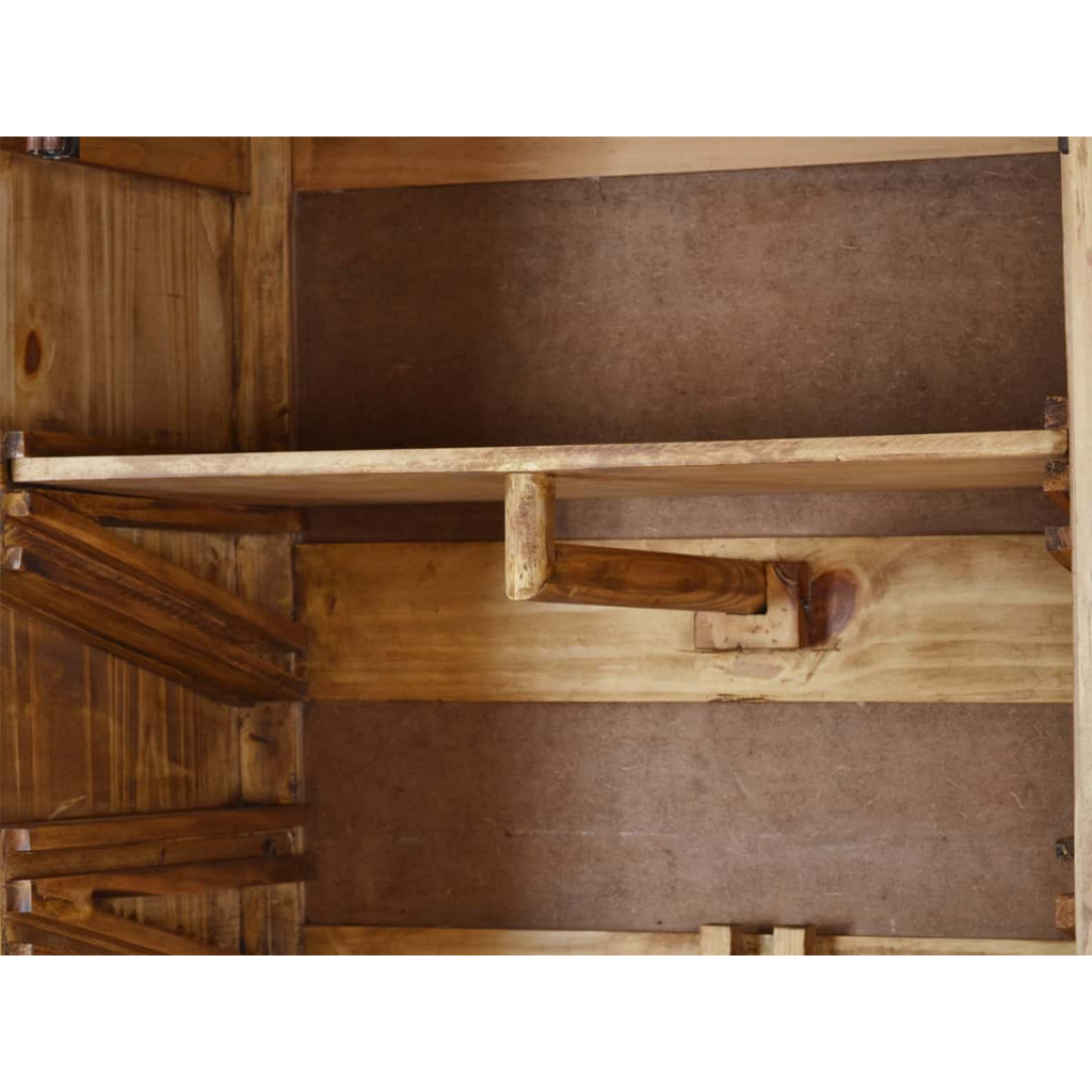 Kleiderschrank Mexico Möbel Landhaus Pinie Honig