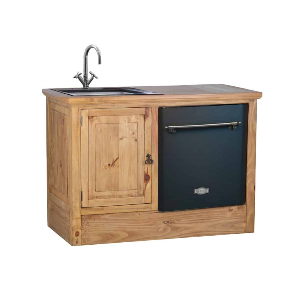 Küchenmodul Mexico Möbel Landhaus Massivholz Pinie Honig