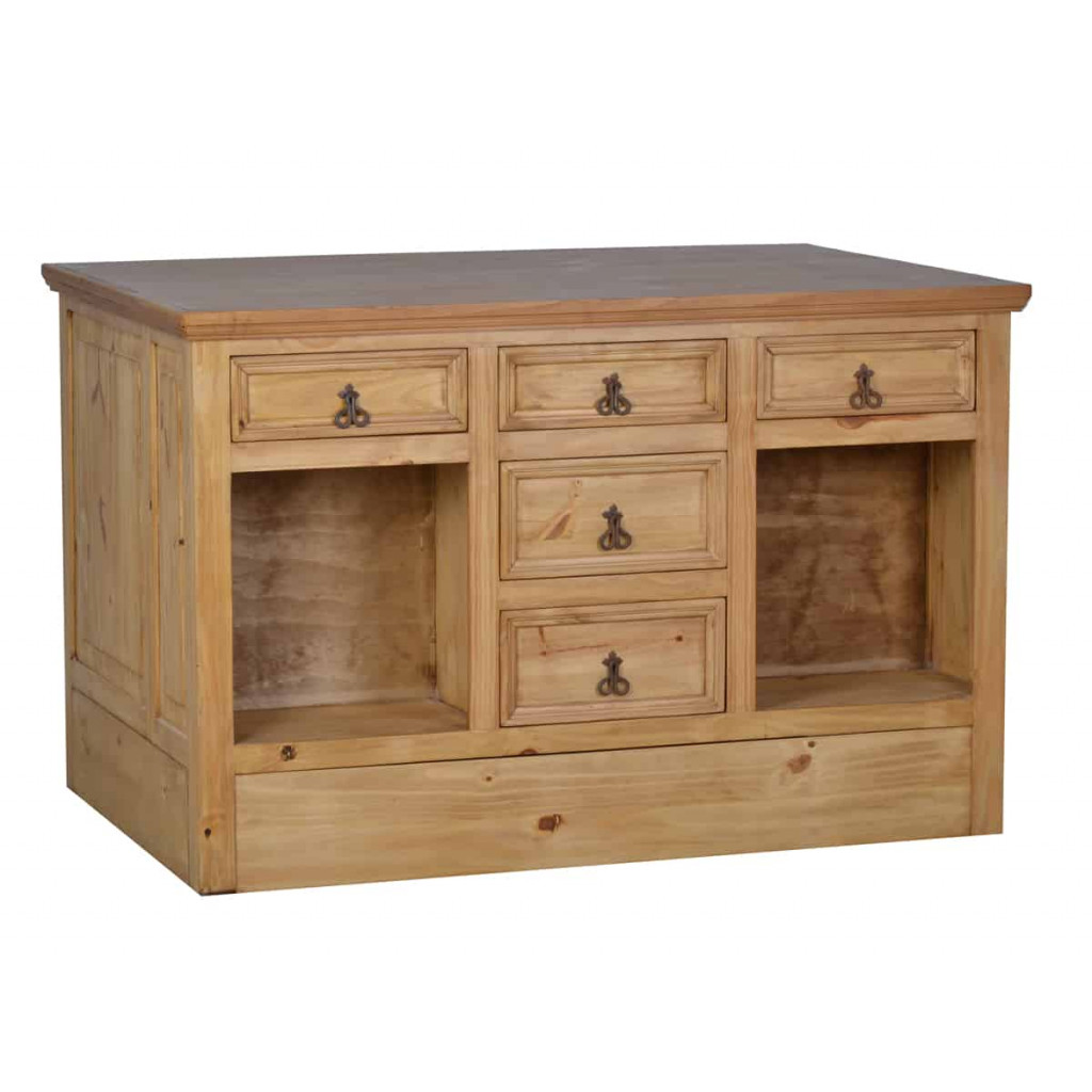 Küchenmodul Mexico Möbel Landhaus Massivholz Pinie Honig