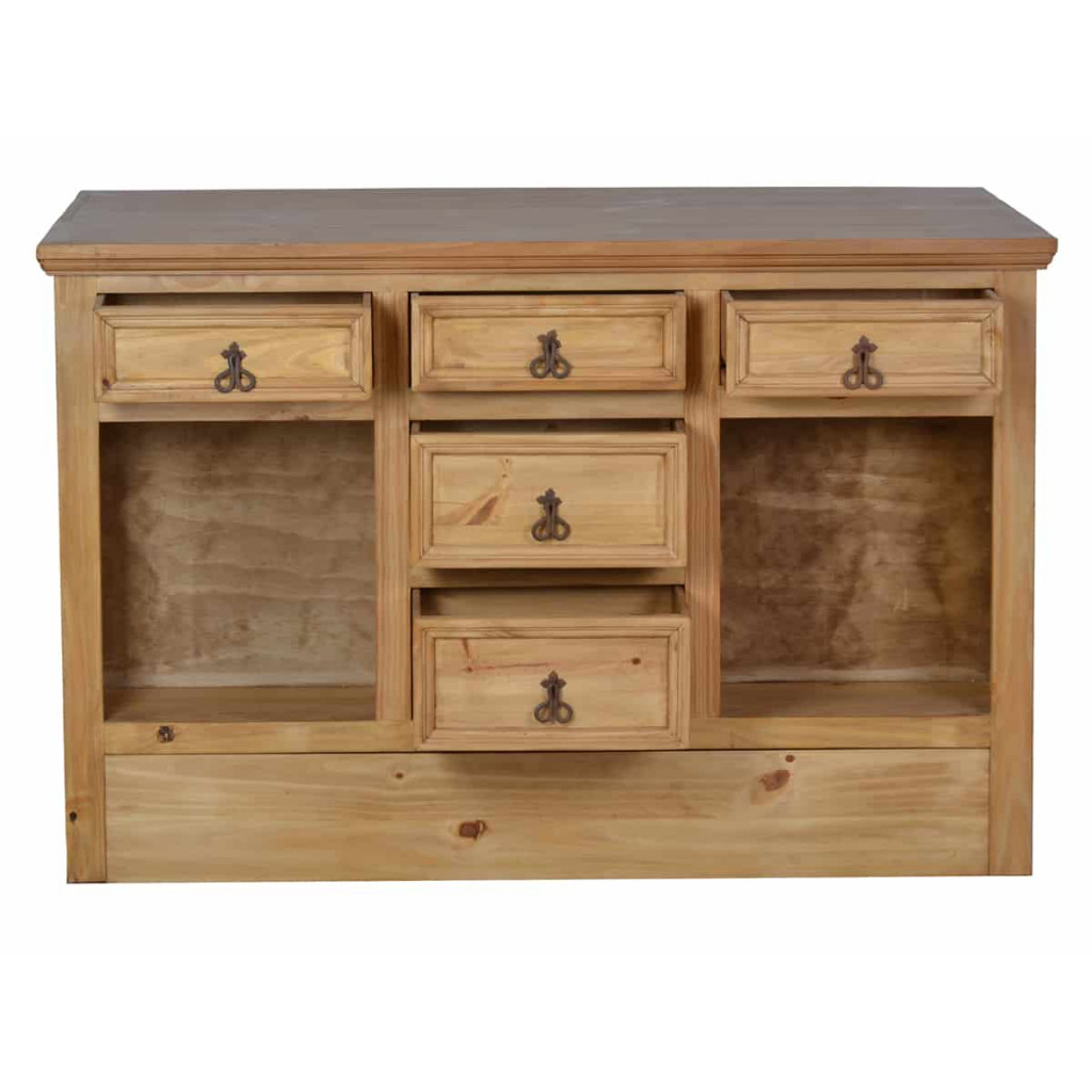 Küchenmodul Mexico Möbel Landhaus Massivholz Pinie Honig