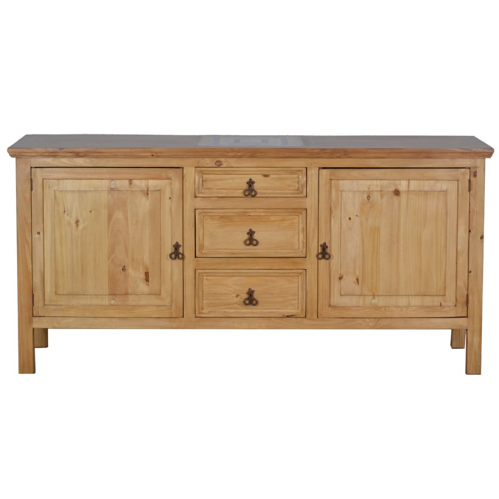 Küchenmodul Mexico Möbel Landhaus Massivholz Pinie Honig