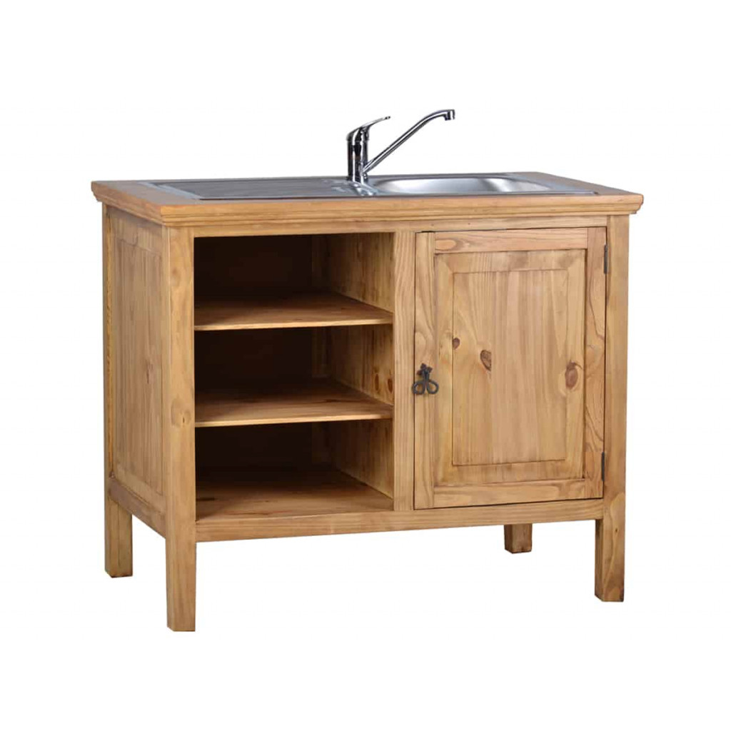 Küchenmodul Mexico Möbel Landhaus Pinie Honig