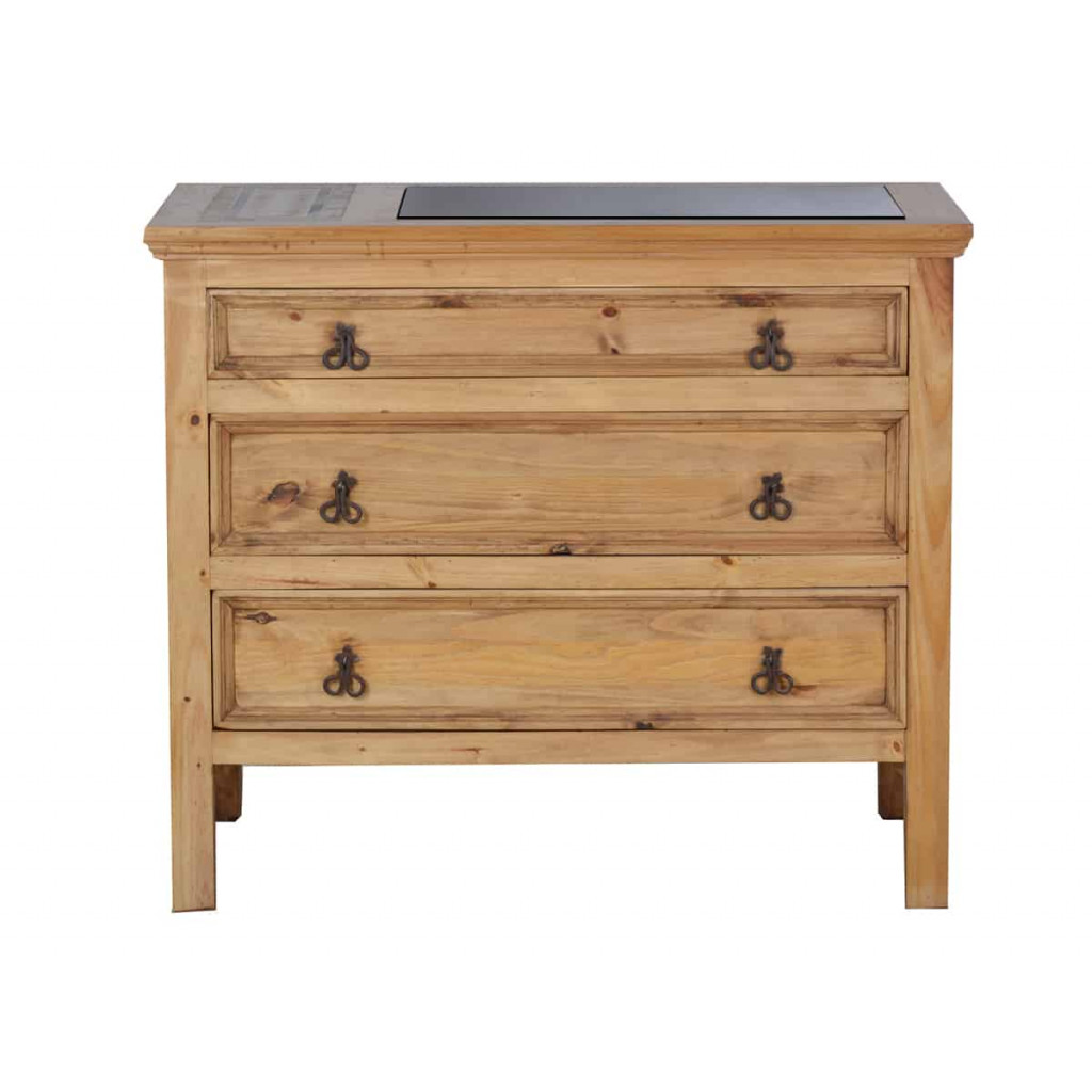 Küchenmodul Mexico Möbel Landhaus Pinie Honig