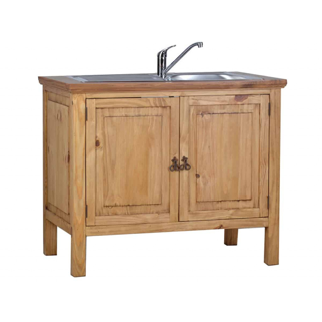 Küchenmodul Mexico Möbel Landhaus Pinie Honig