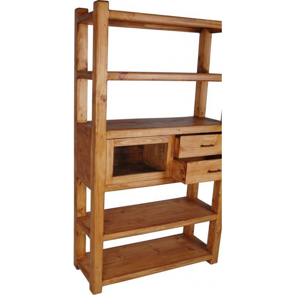 Regal Mexico Möbel Landhaus Pinie Honig