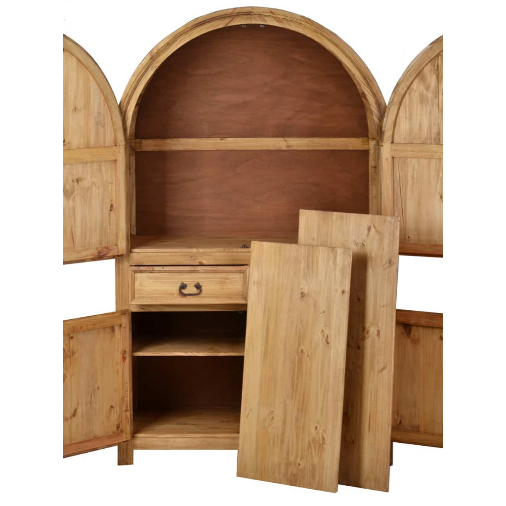 Schrank Mexico Möbel Landhaus Massivholz Pinie Honig