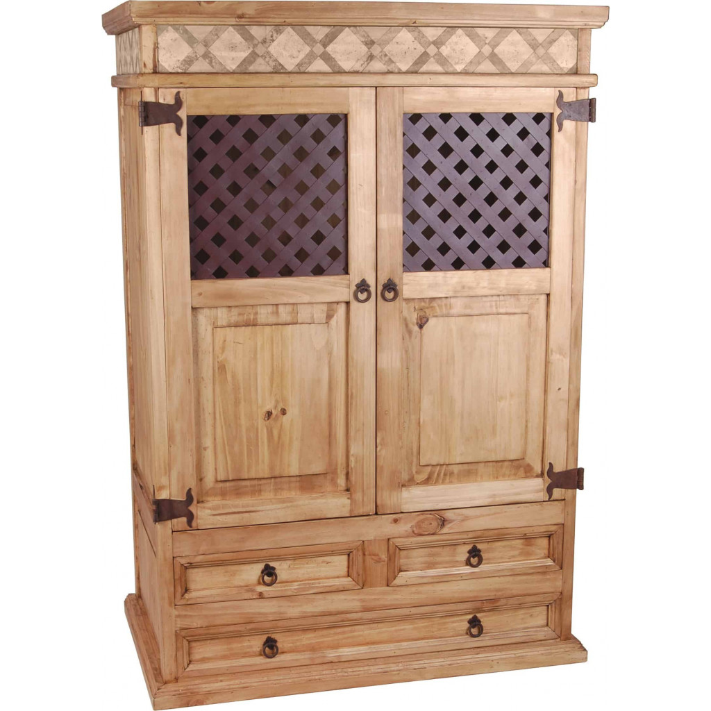 Schrank Mexico Möbel Landhaus Pinie Honig