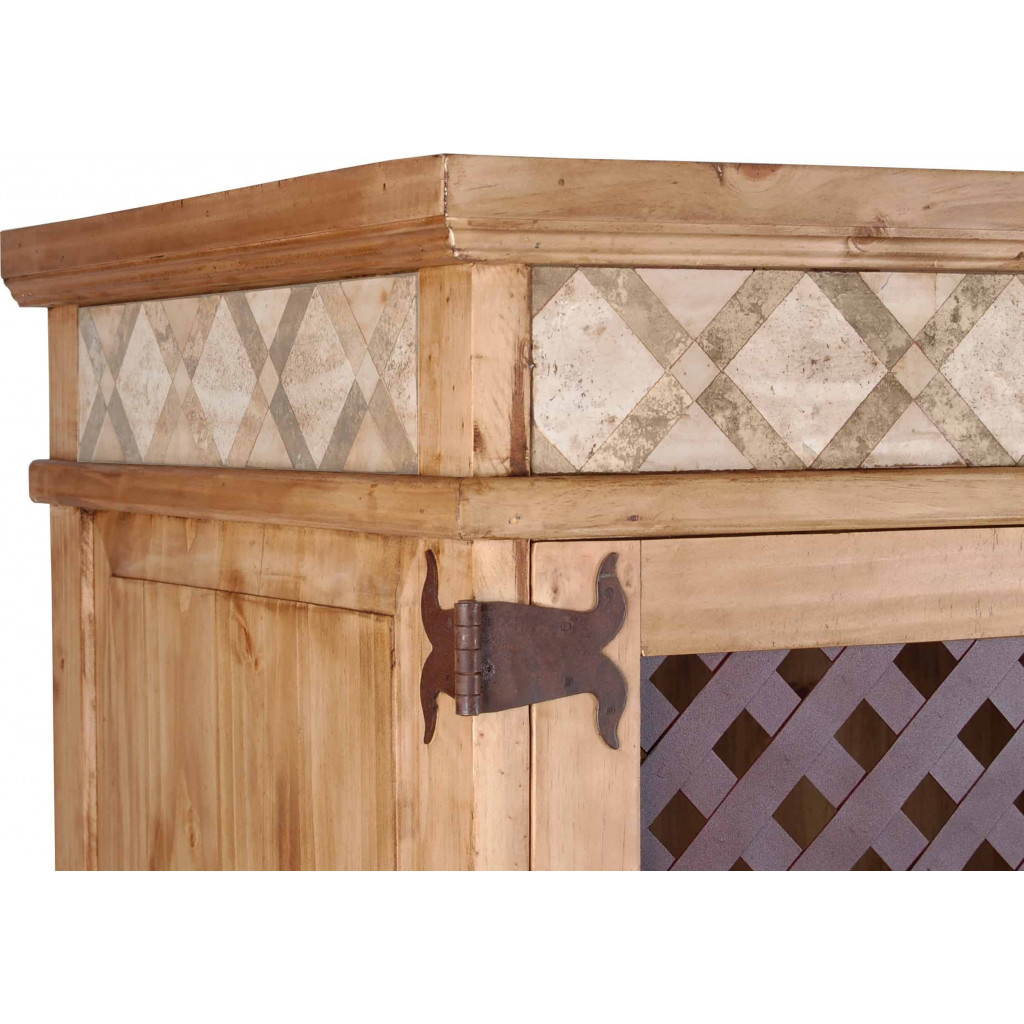 Schrank Mexico Möbel Landhaus Pinie Honig