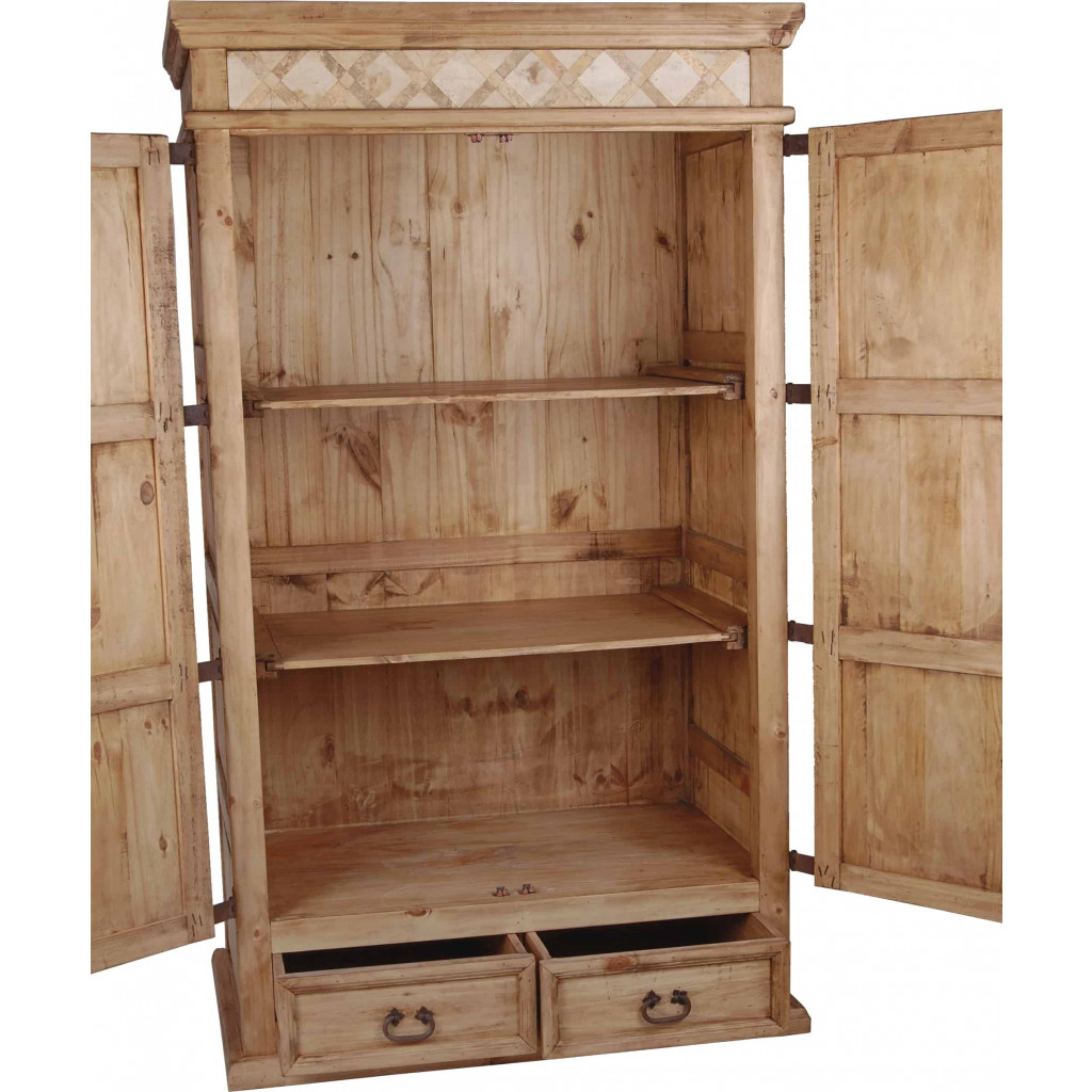 Schrank Mexico Möbel Landhaus Pinie Honig
