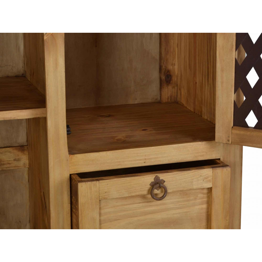 Schrank Mexico Möbel Landhaus Pinie Honig