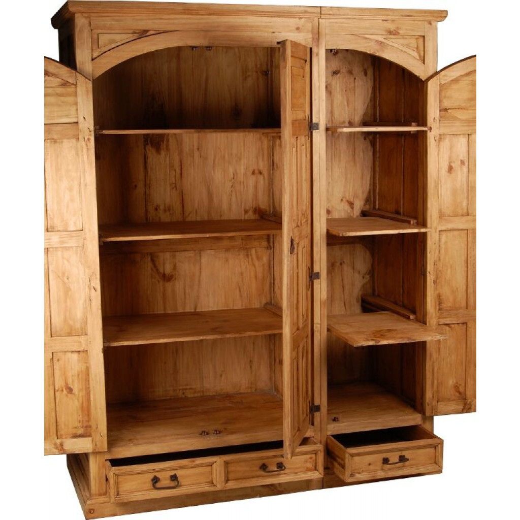 Schrank Mexico Möbel Landhaus Pinie Honig