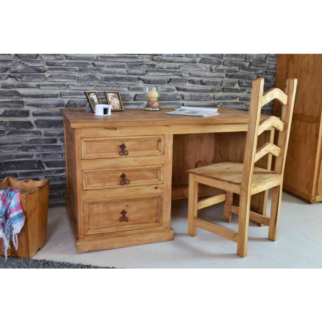 Schreibtisch Mexico Möbel Landhaus Pinie Honig