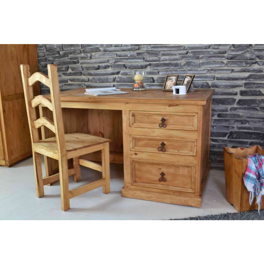 Schreibtisch Mexico Möbel Landhaus Pinie Honig