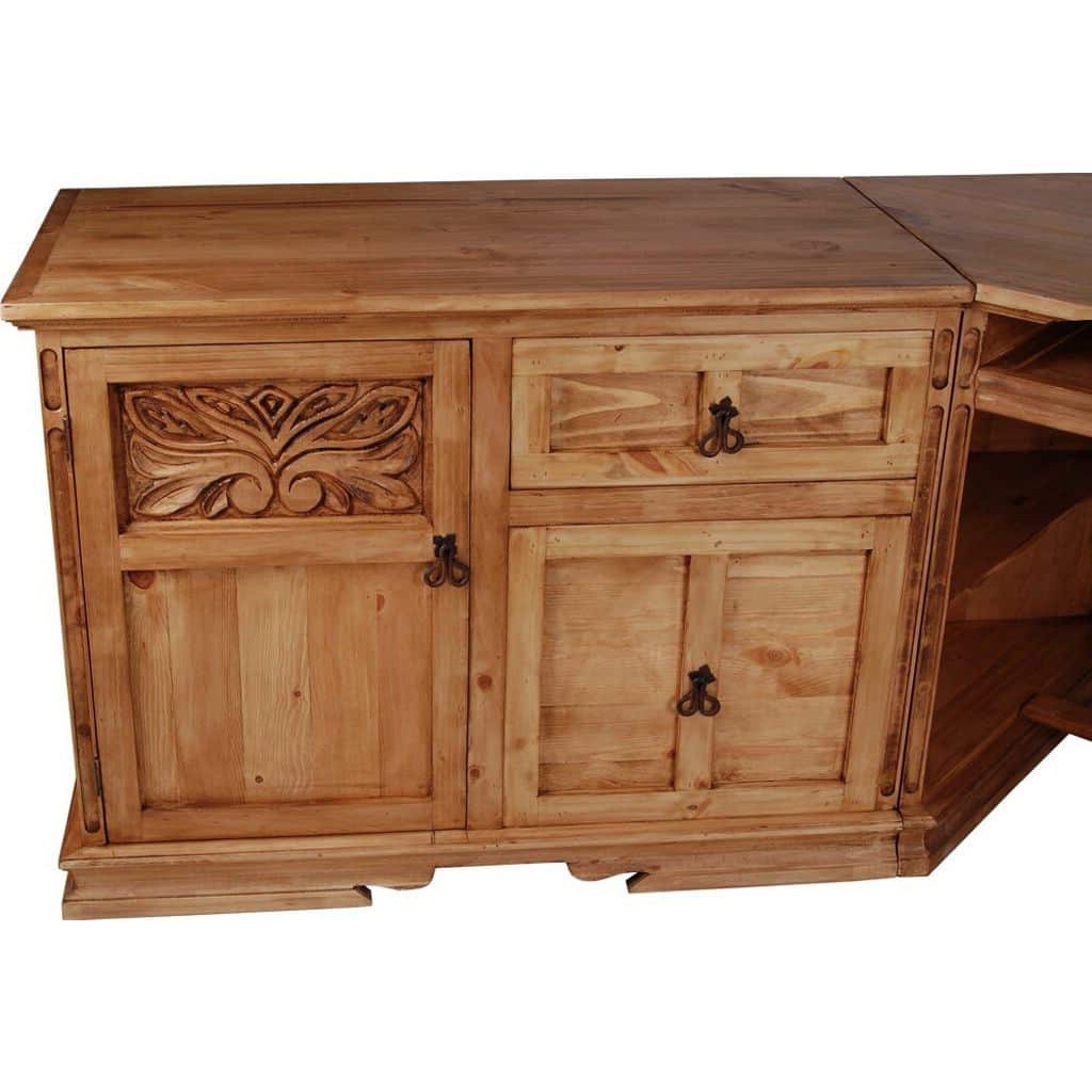 Schreibtisch Mexico Möbel Landhaus Pinie Honig